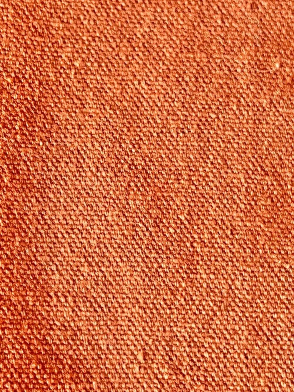 Crate & Barrel Brighton Placemats Copper & Terracotta Polyester Silk Set of Four